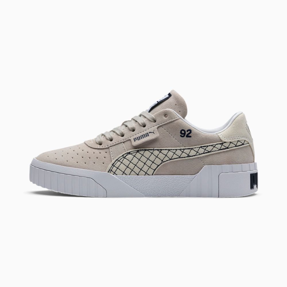 Puma SG x PUMA Cali Suede Női Sportcipő - Titán Szürke/Fehér ( Hungary - DNYHC5743 )